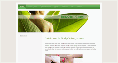 Desktop Screenshot of bodyodor777.com